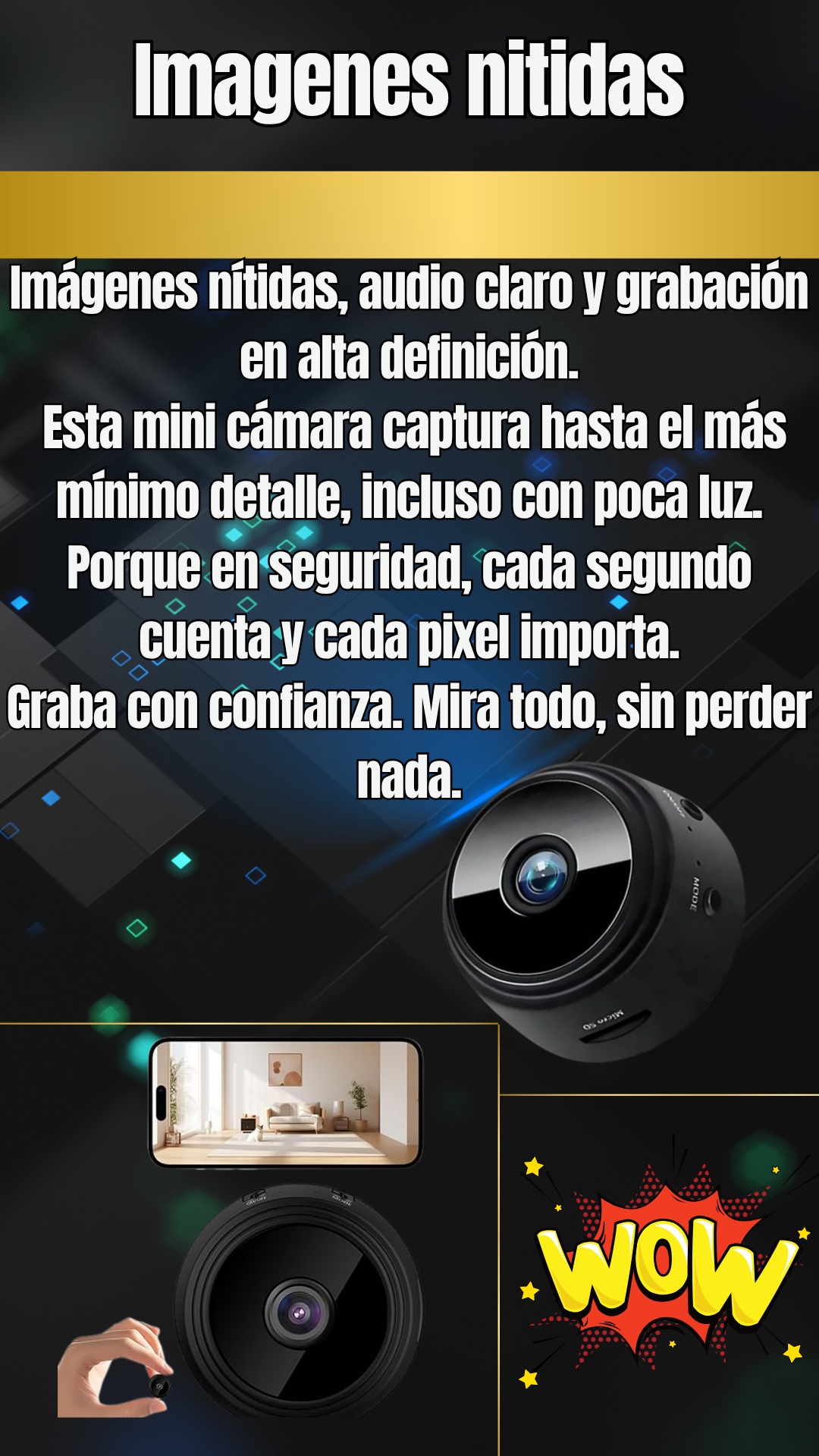 Nova™| Mini camara espia