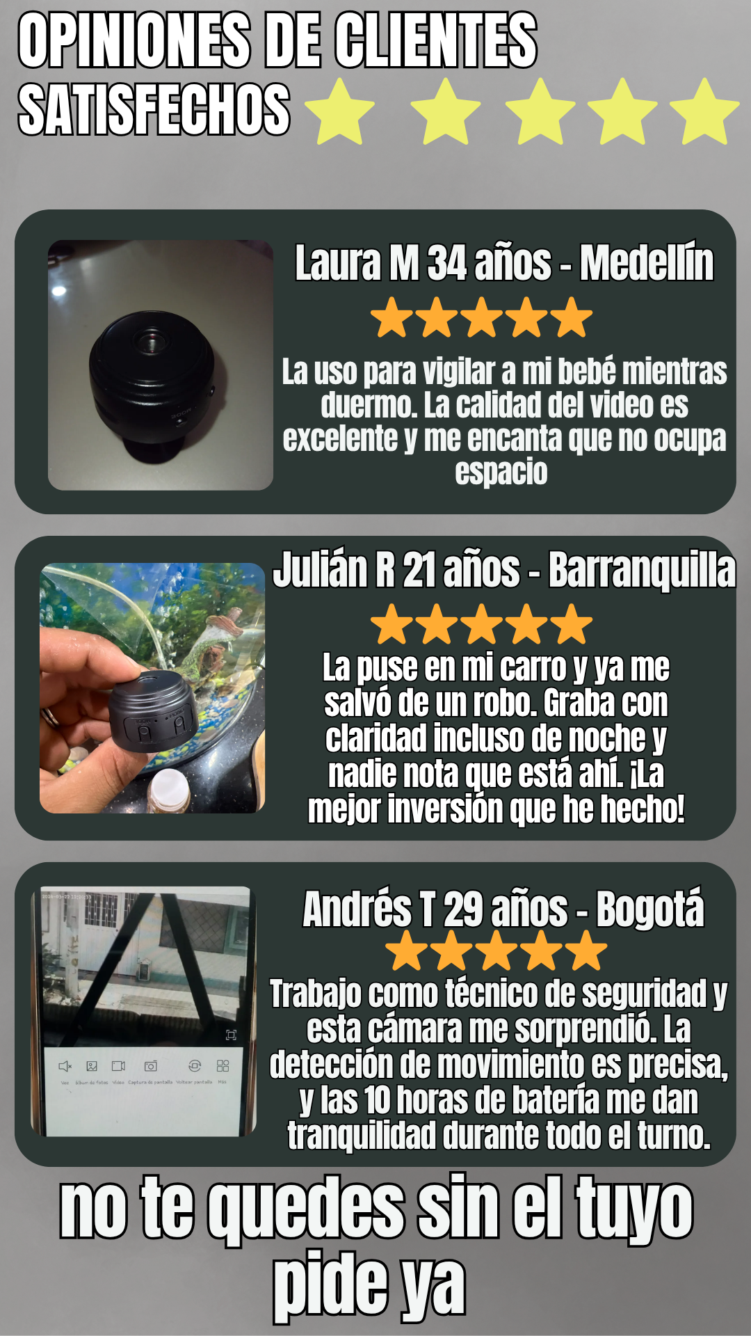 Nova™| Mini camara espia